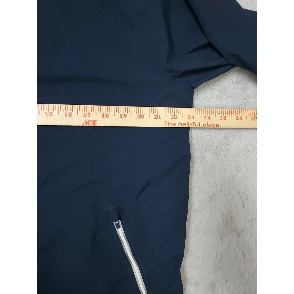Zero Restriction Jacket Mens Medium Taped Seams Activewear Blue Full Zip Golf M